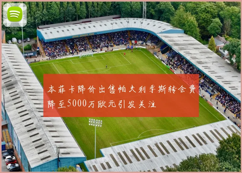 本菲卡降价出售帕夫利季斯转会费降至5000万欧元引发关注